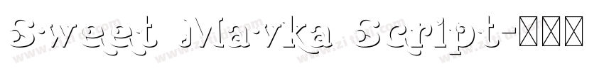 Sweet Mavka Script字体转换